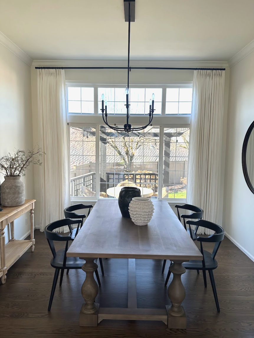 Belgian Linen Flax Curtains & Drapes Pleated
