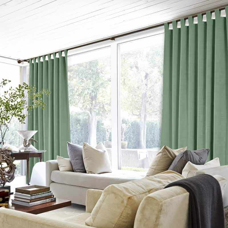 Lia Linen Curtains & Drapes Soft Top