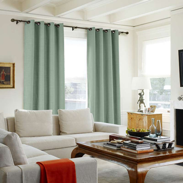 Lia Linen Curtains & Drapes Grommet