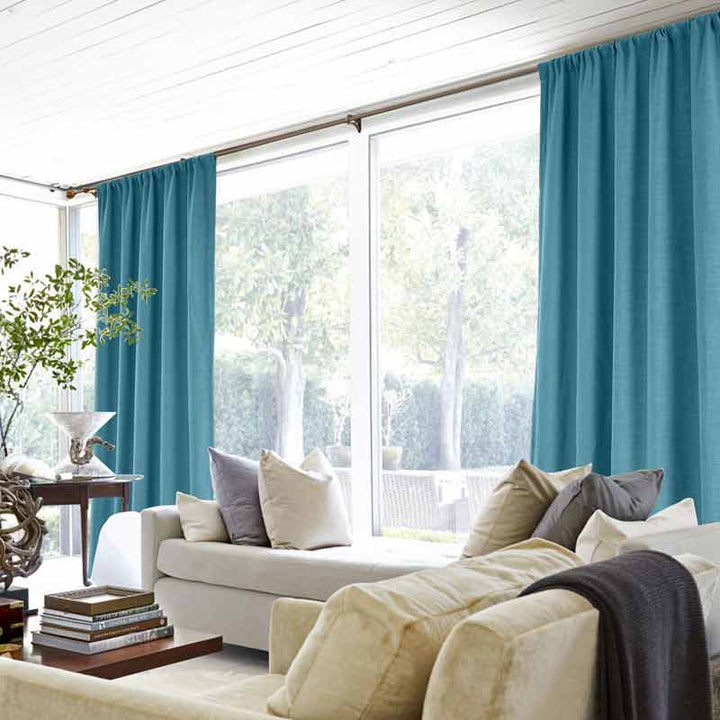 Lia Linen Curtains & Drapes Soft Top