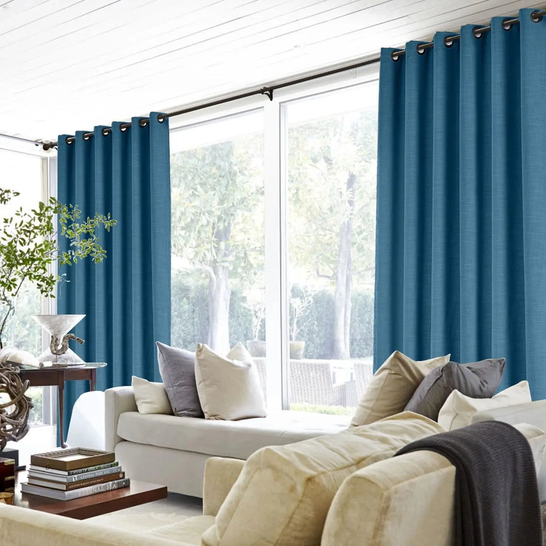 Lia Linen Curtains & Drapes Grommet