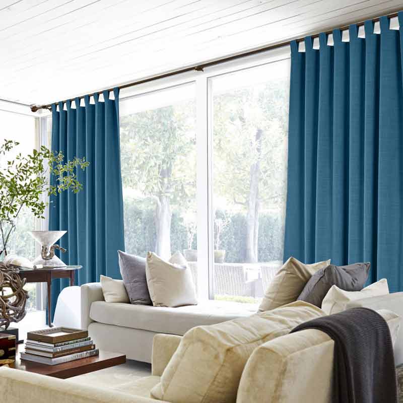 Lia Linen Curtains & Drapes Soft Top