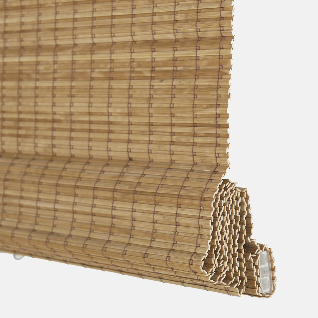 Panda Woven Bamboo Blinds & Shade|Retro Carbonized