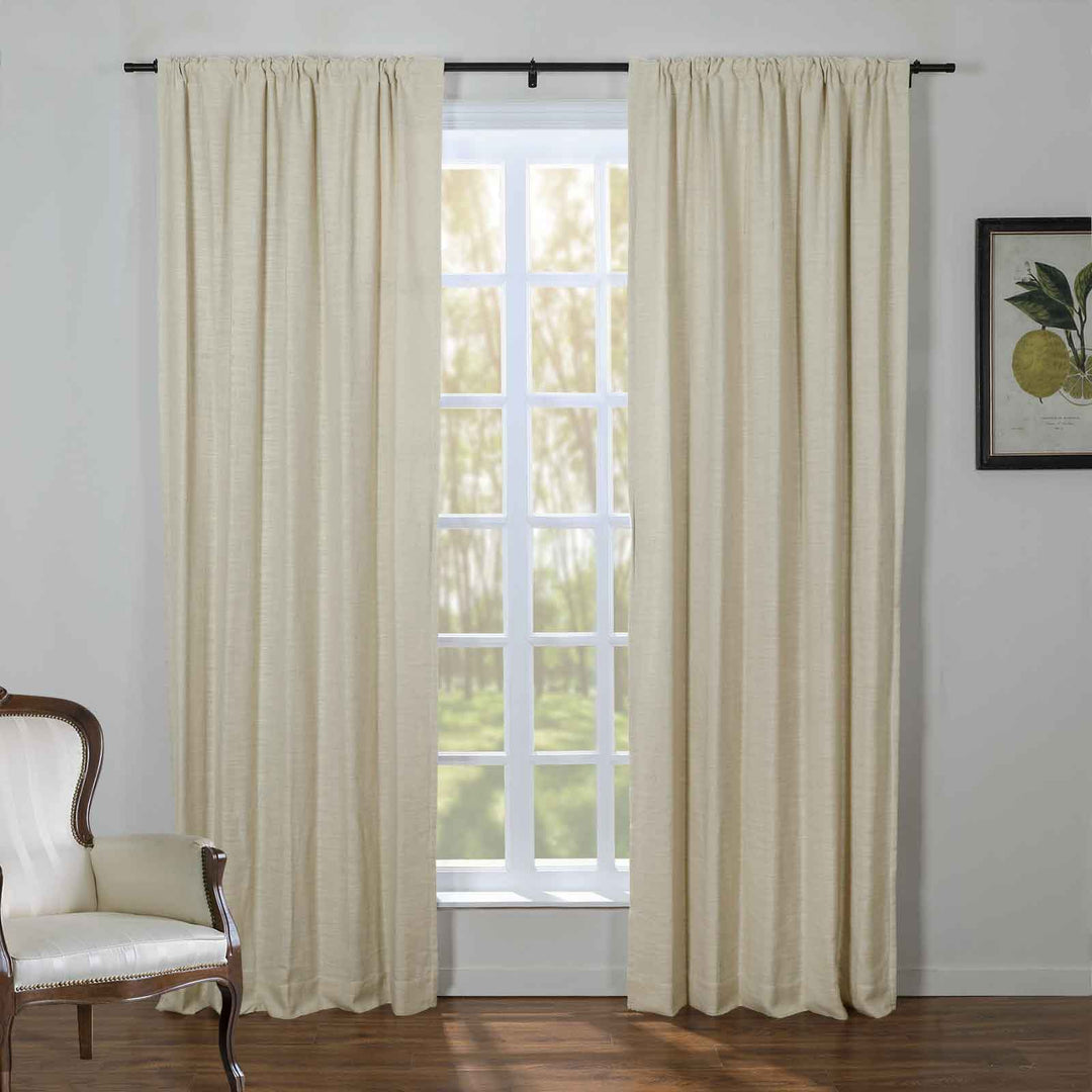 Kay Linen Curtains & Drapes Soft Top