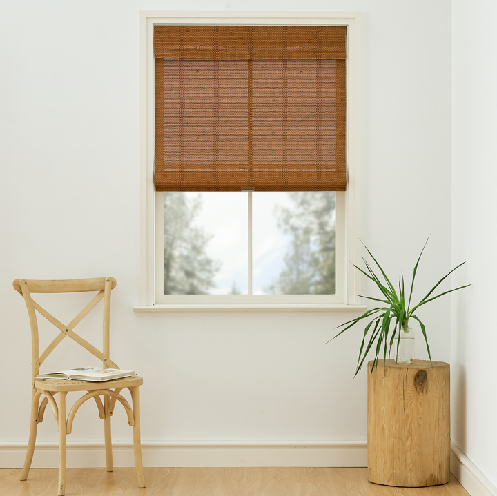Cora Woven Bamboo Shade| Chestnut