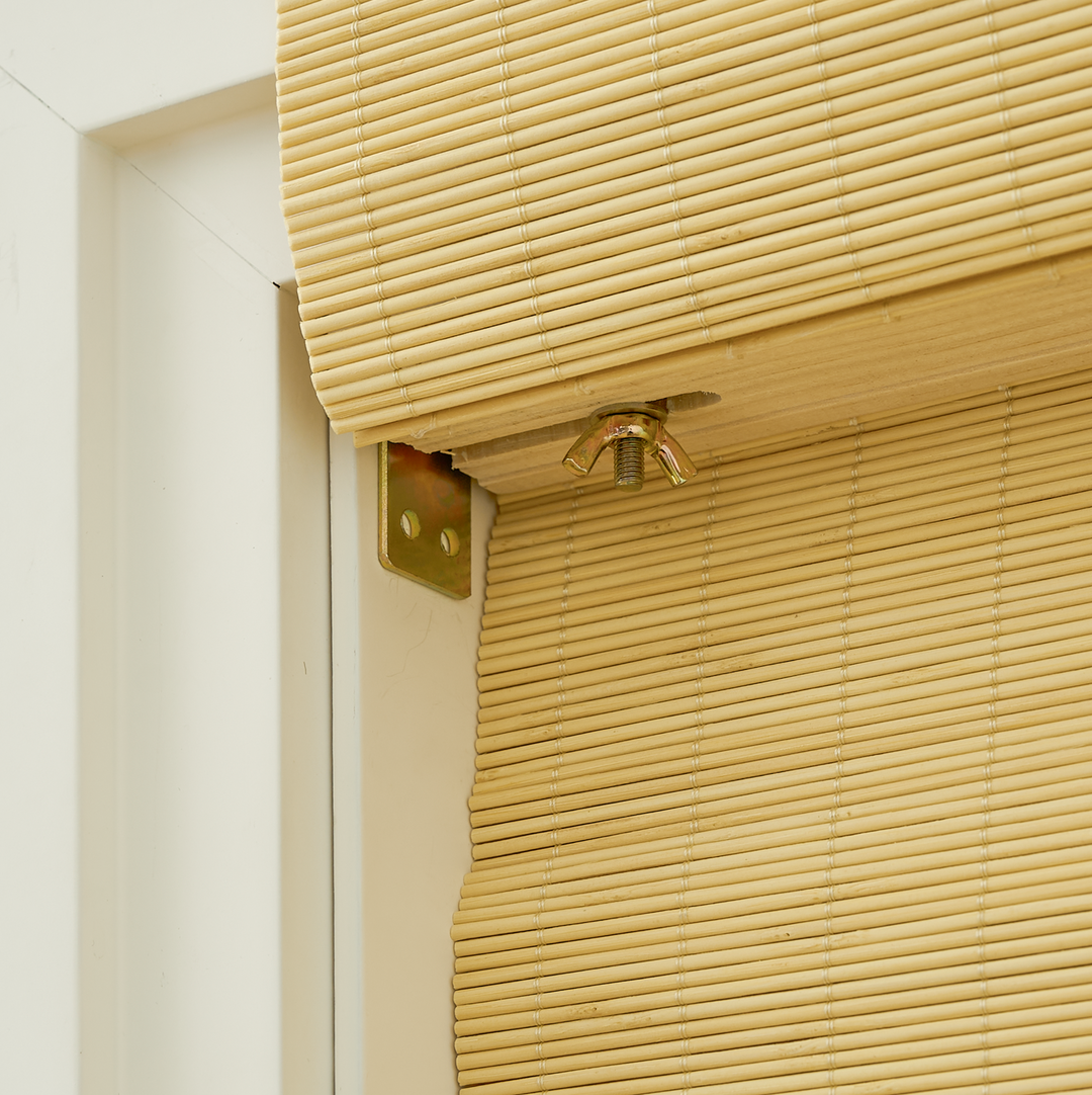 Cora Woven Bamboo Shade| Earthy Yellow