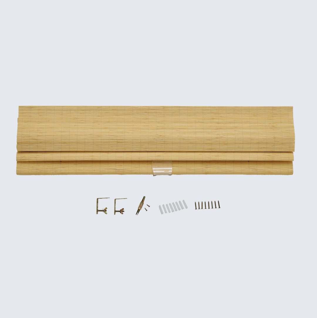 Cora Woven Bamboo Shade| Earthy Yellow