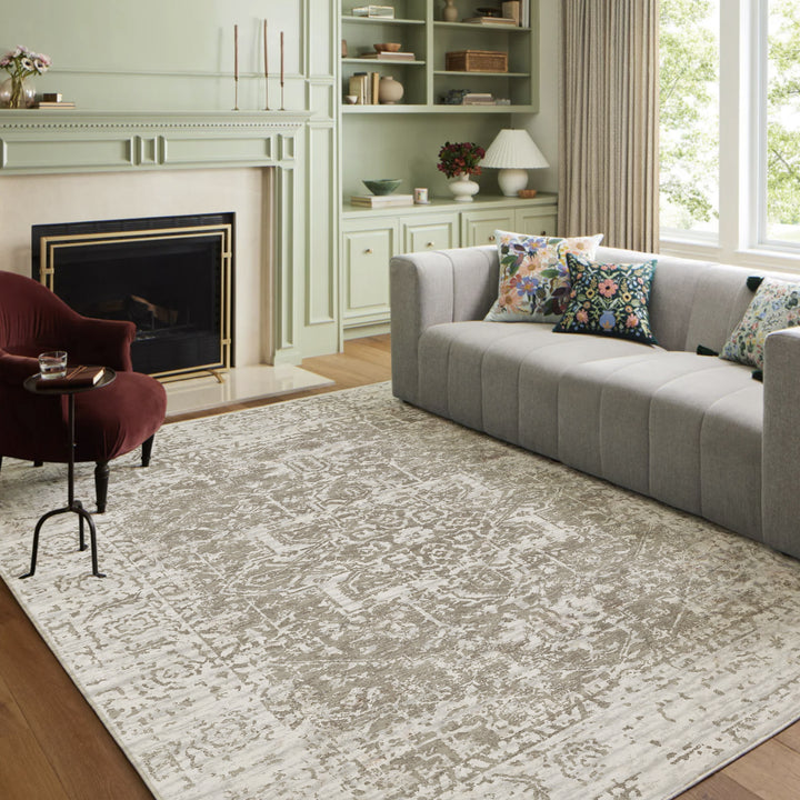 Corundom Hand-Knotted Taupe Rug