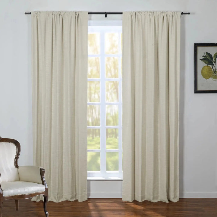 Kay Linen Curtains & Drapes Soft Top