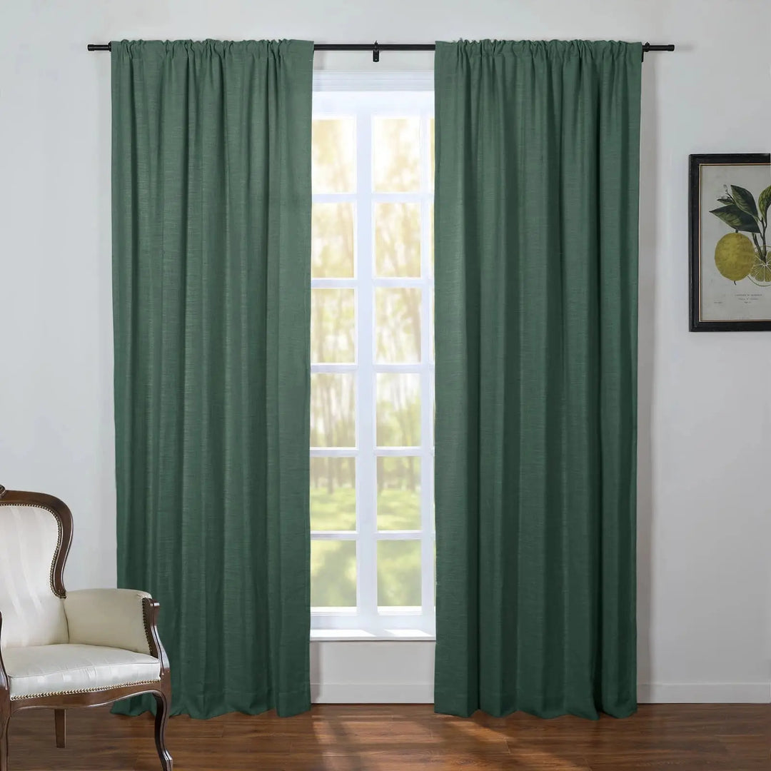 Kay Linen Curtains & Drapes Soft Top