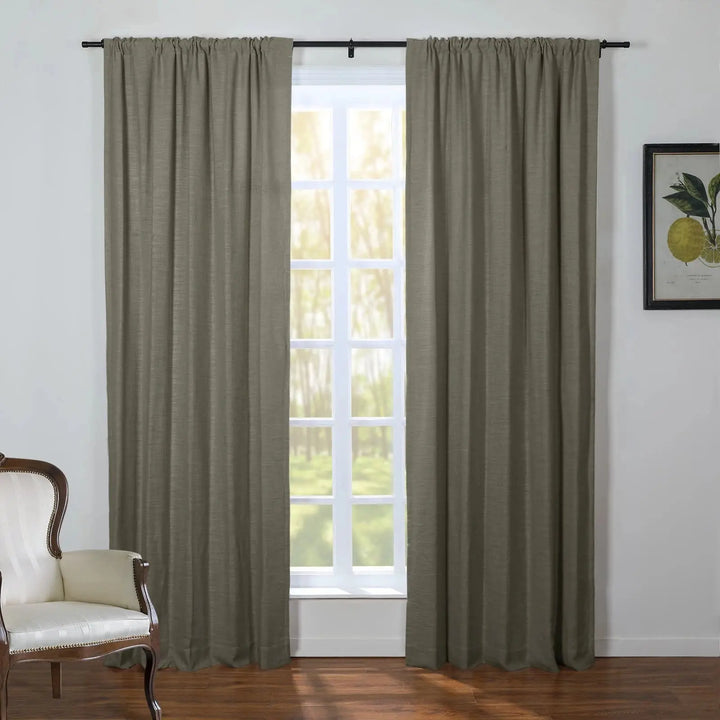 Kay Linen Curtains & Drapes Soft Top