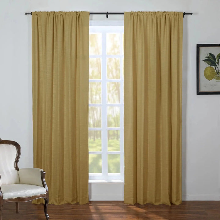 Kay Linen Curtains & Drapes Soft Top