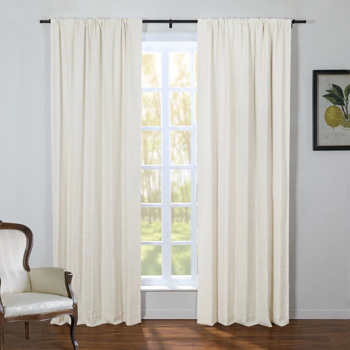 Kay Linen Curtains & Drapes Soft Top