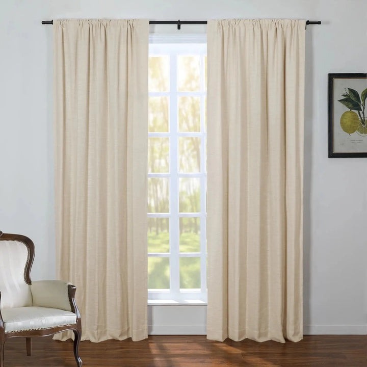 Kay Linen Curtains & Drapes Soft Top