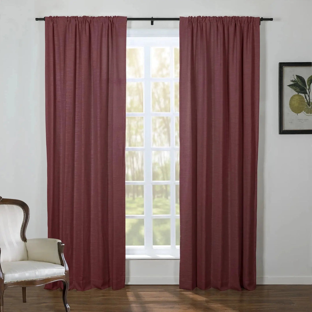 Kay Linen Curtains & Drapes Soft Top