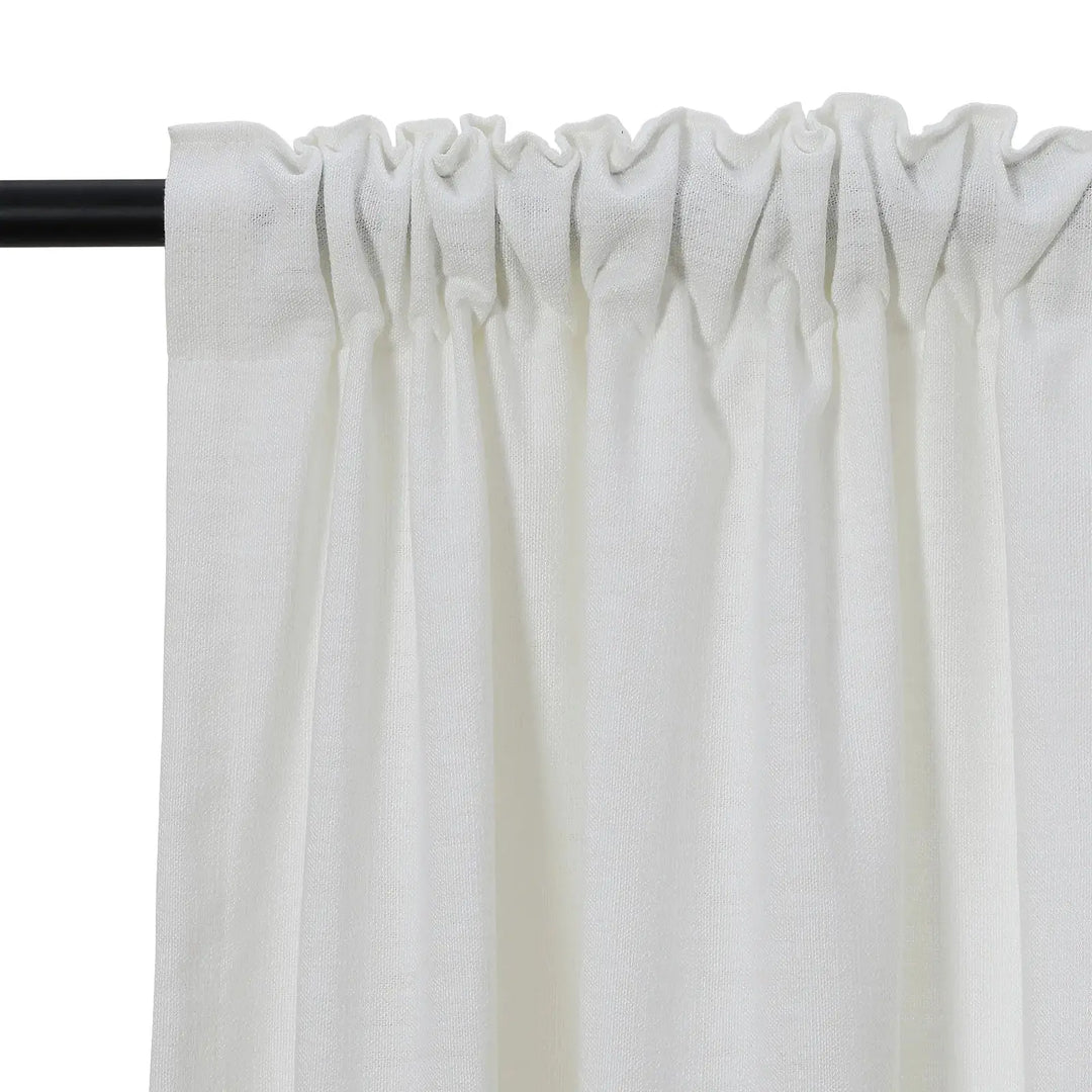 Lindy Cotton Blend Curtains & Drapes Soft Top