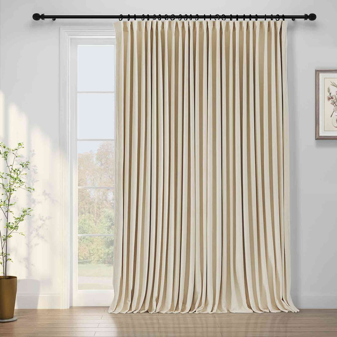 Birkin Velvet Curtains & Drapes French Pleated