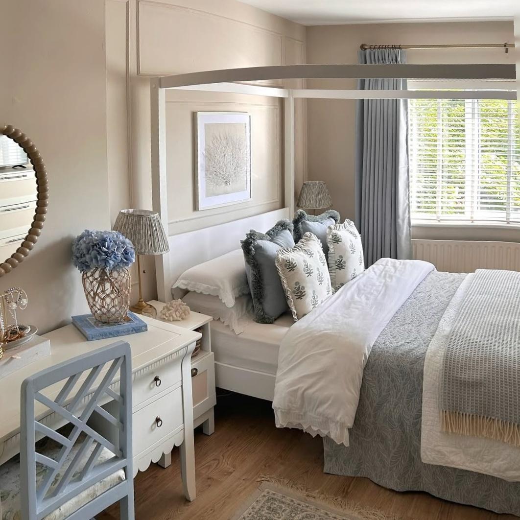Lindy Cotton Blend Curtains & Drapes French Pleated