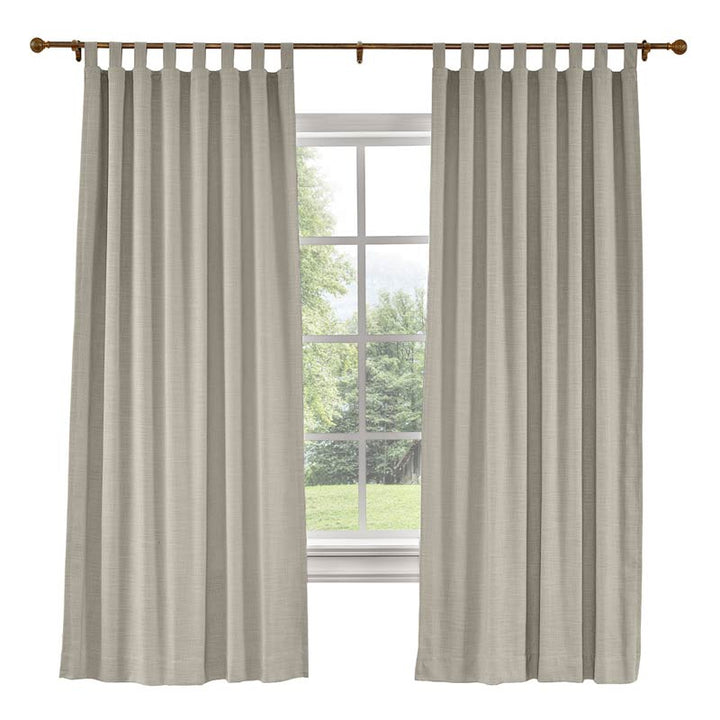 Lia Linen Curtains & Drapes Soft Top