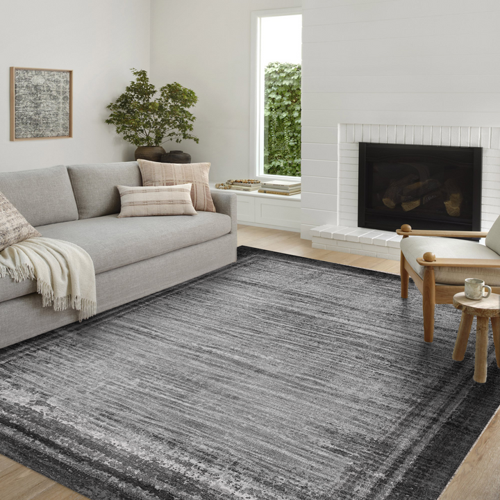 Cindy Charcoal Printed Rug