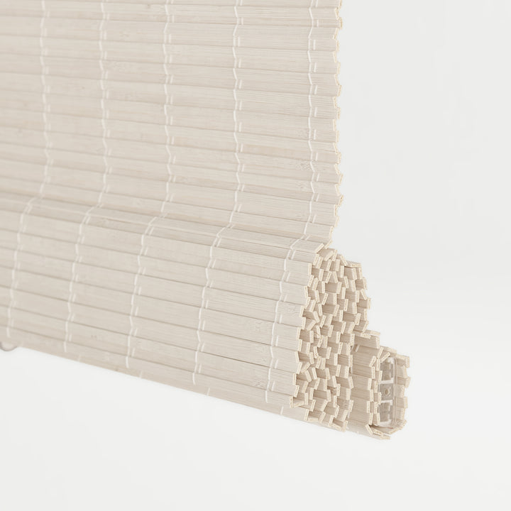 Panda Woven Bamboo Blinds & Shade|Bone White