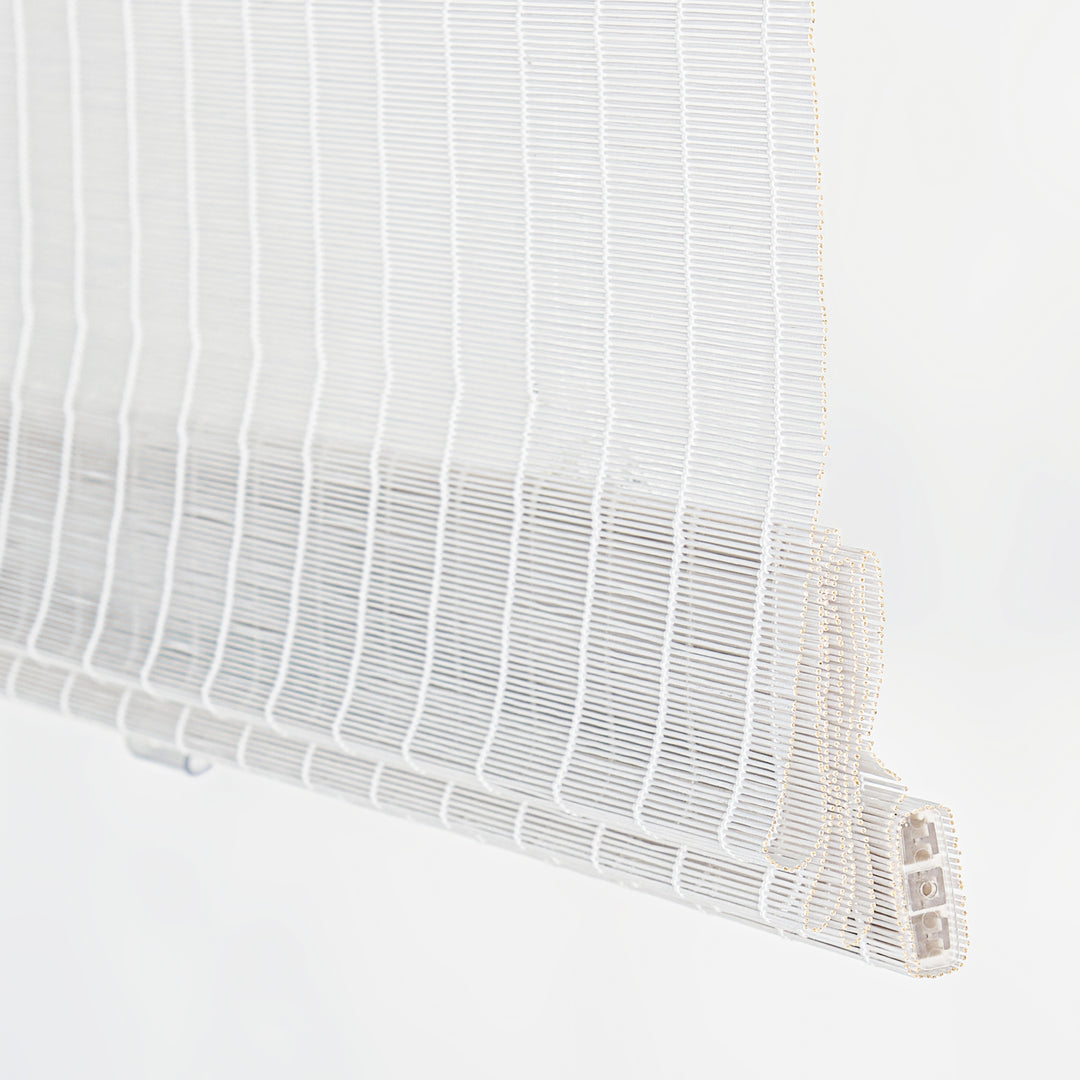 Panda Woven Bamboo Blinds & Shade|Pure White