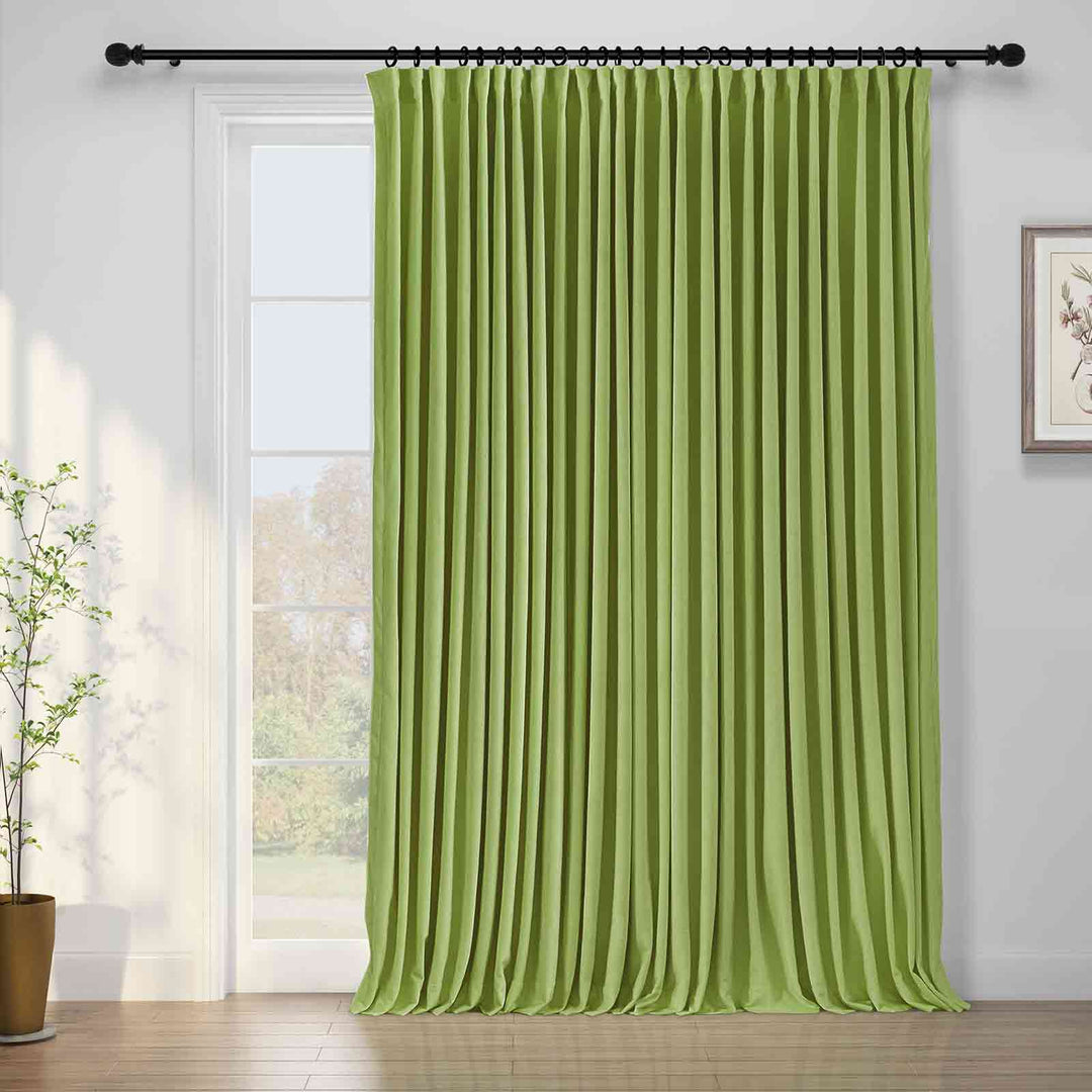 Birkin Velvet Curtains & Drapes French Pleated