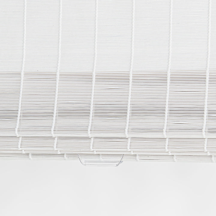 Panda Woven Bamboo Blinds & Shade|Pure White