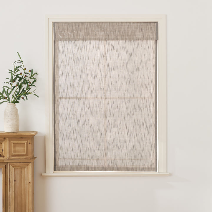 Panda Woven Bamboo Blinds & Shade|Eggshell