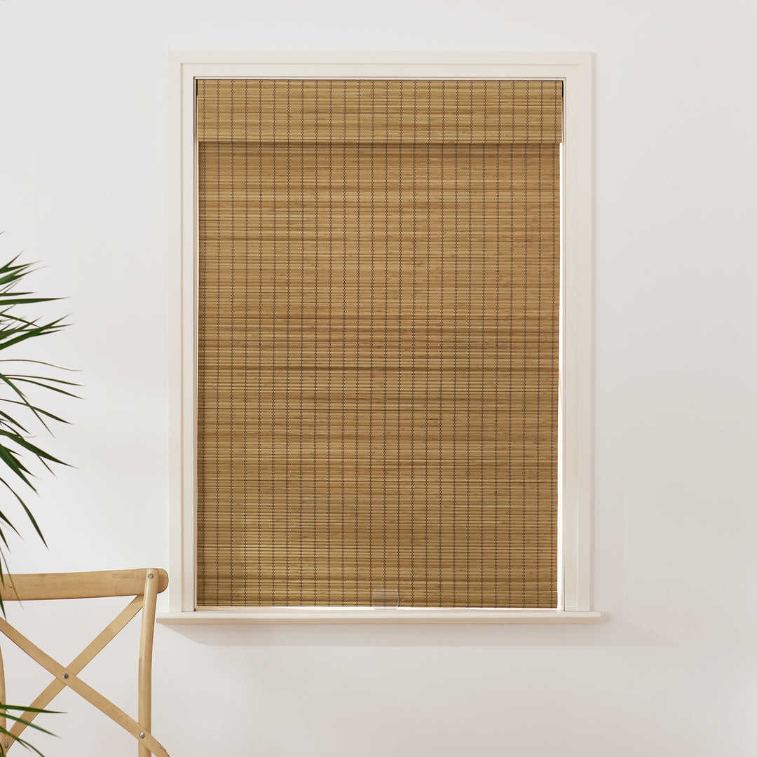 Panda Woven Bamboo Blinds & Shade|Retro Carbonized