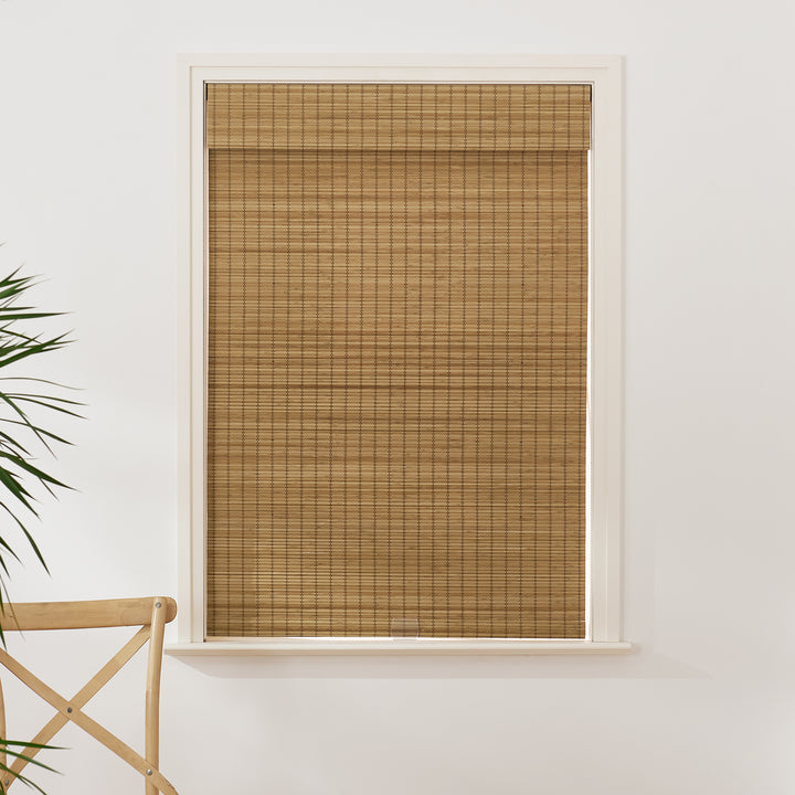 Panda Woven Bamboo Blinds & Shade|Retro Carbonized