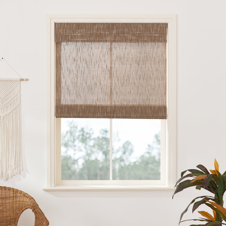 Panda Woven Bamboo Blinds & Shade|Walnut