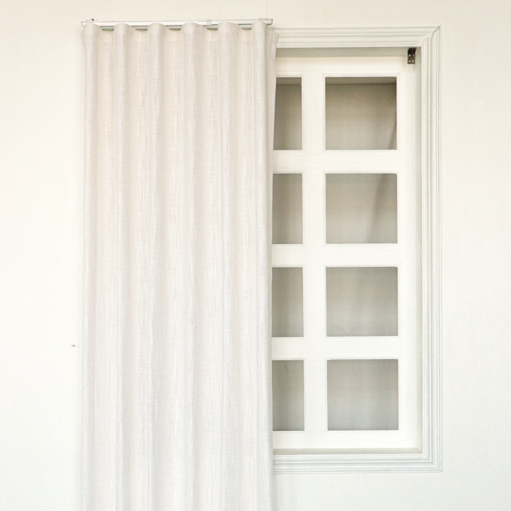 Lia Linen Curtains & Drapes Ripple Fold