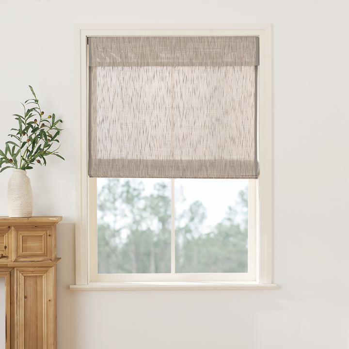 Panda Woven Bamboo Blinds & Shade|Eggshell