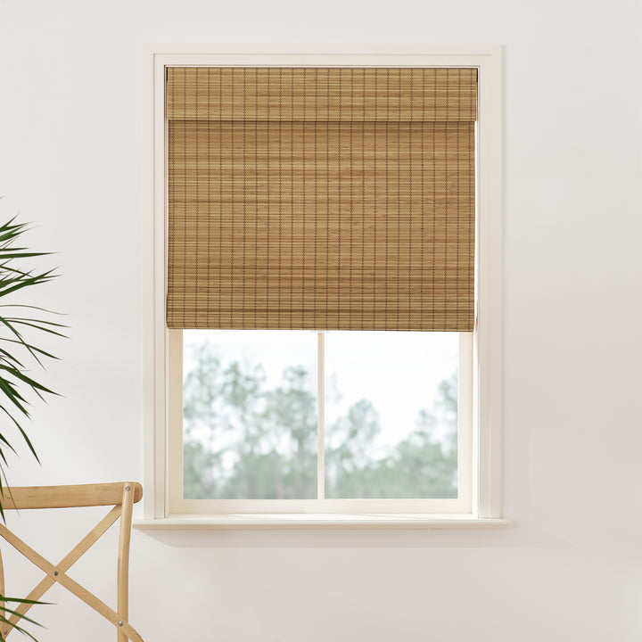 Panda Woven Bamboo Blinds & Shade|Retro Carbonized