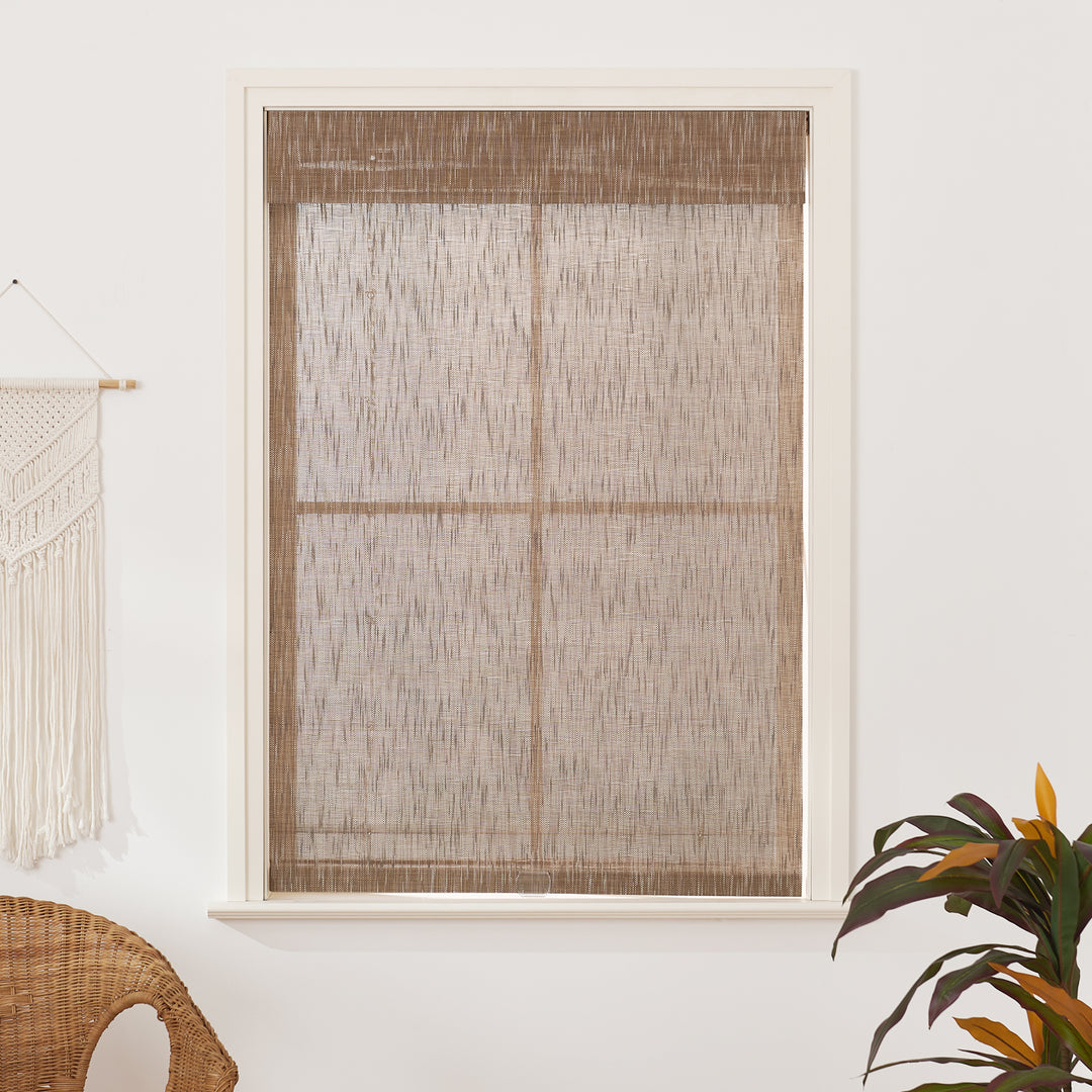 Panda Woven Bamboo Blinds & Shade|Walnut