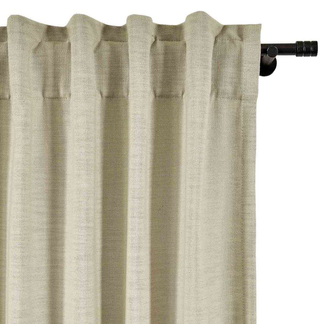 Lindy Cotton Blend Curtains & Drapes Soft Top