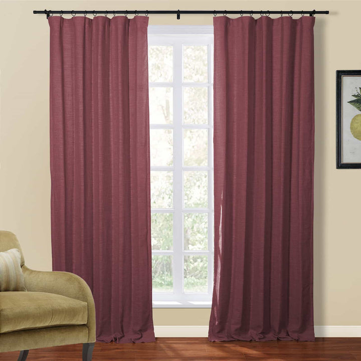 Kay Linen Curtains & Drapes Soft Top