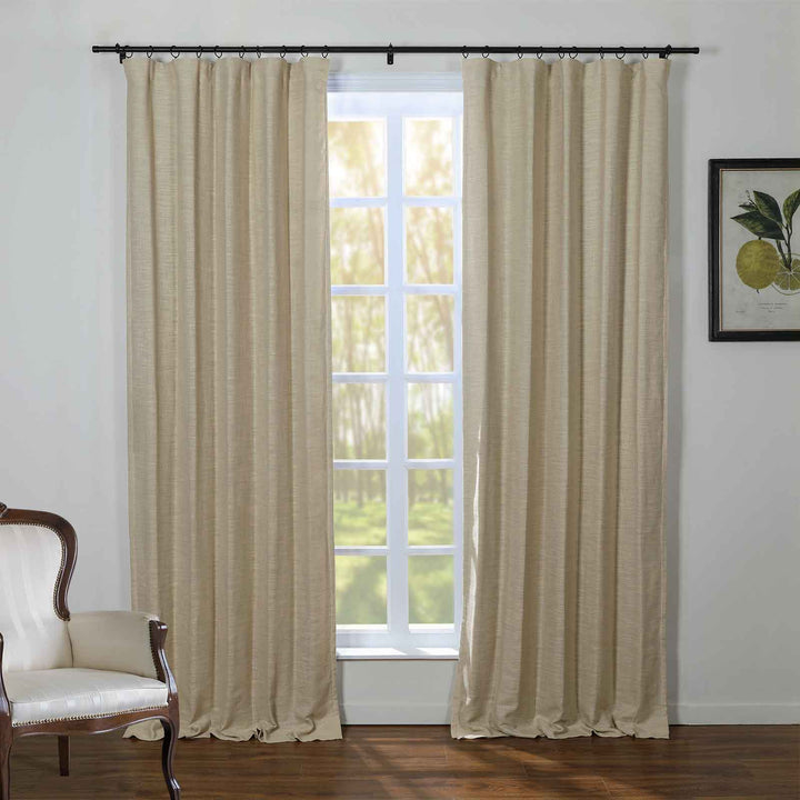 Kay Linen Curtains & Drapes Soft Top