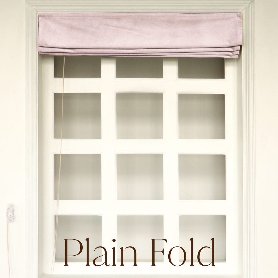 Joy Linen Roman Blinds & Shades | Plain Fold