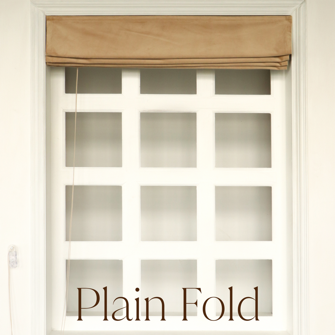 Kay Linen Roman Blinds & Shades | Plain Fold