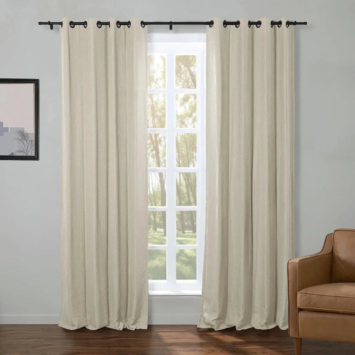 Kay  Linen Curtains & Drapes Grommet