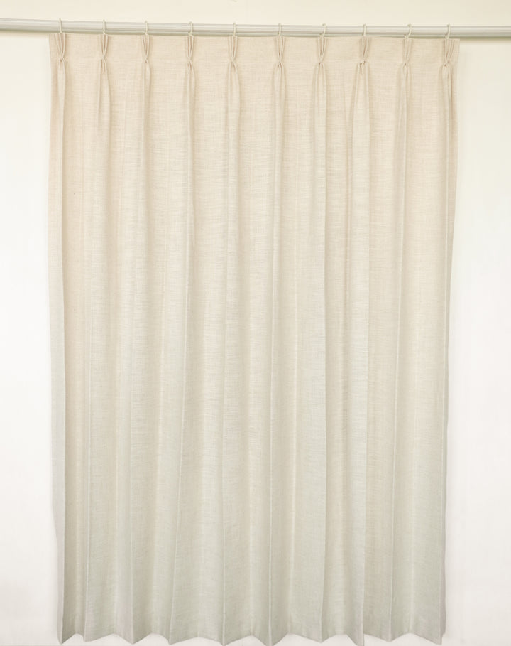 Sia Linen Curtains & Drapes French Pleated