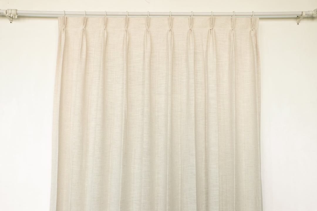 Joy Linen Curtains & Drapes French Pleated