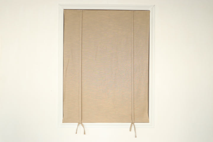 Lia Linen Roman Blinds & Shades Cord Lift | Tie