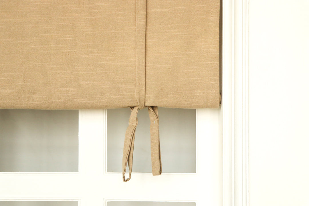 Joy Linen Roman Blinds & Shades Cord Lift | Tie