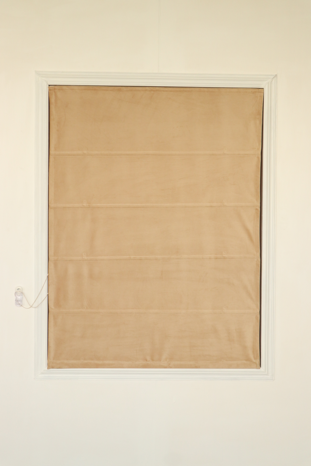 Belgian Linen Flax Roman Blinds & Shades | Plain Fold