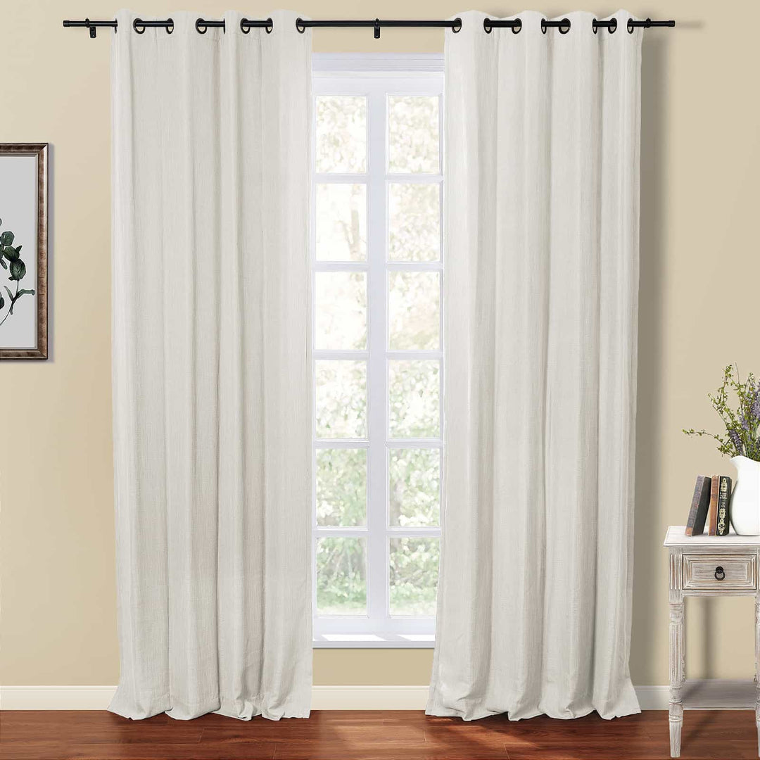 Kay  Linen Curtains & Drapes Grommet