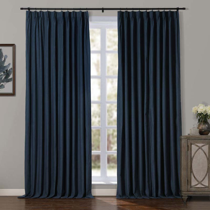 Joy Linen Curtains & Drapes French Pleated