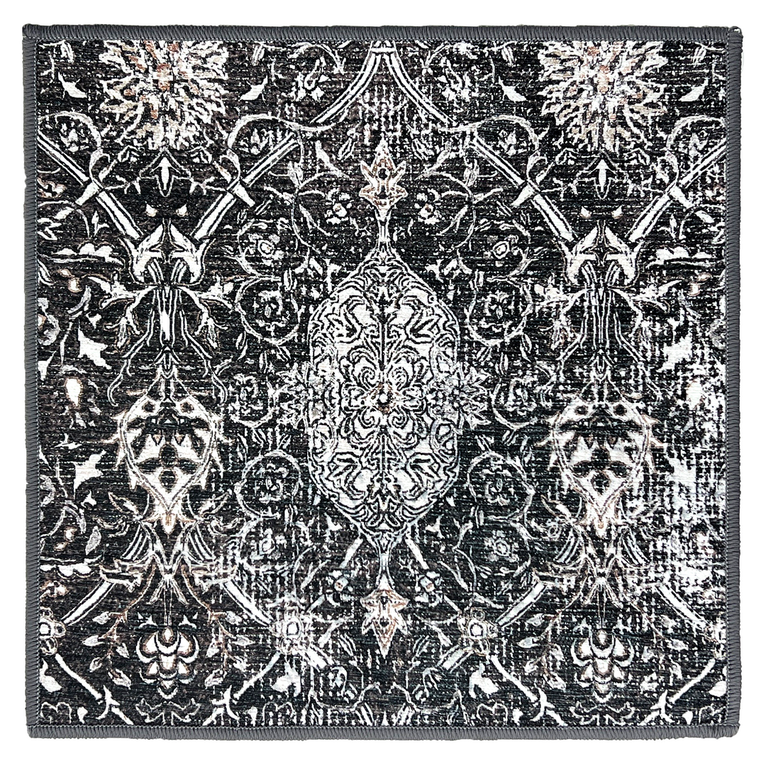 Jake Charcoal-Silver Printed Rug